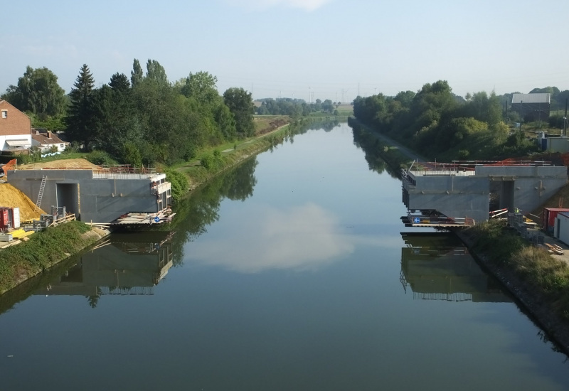 Gouy-lez-Piétons: dernière ligne droite pour le pont provisoire 