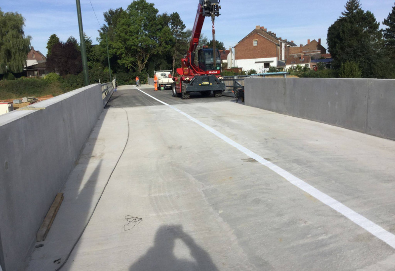 Gouy-lez-Piéton: ouverture du pont provisoire ! 