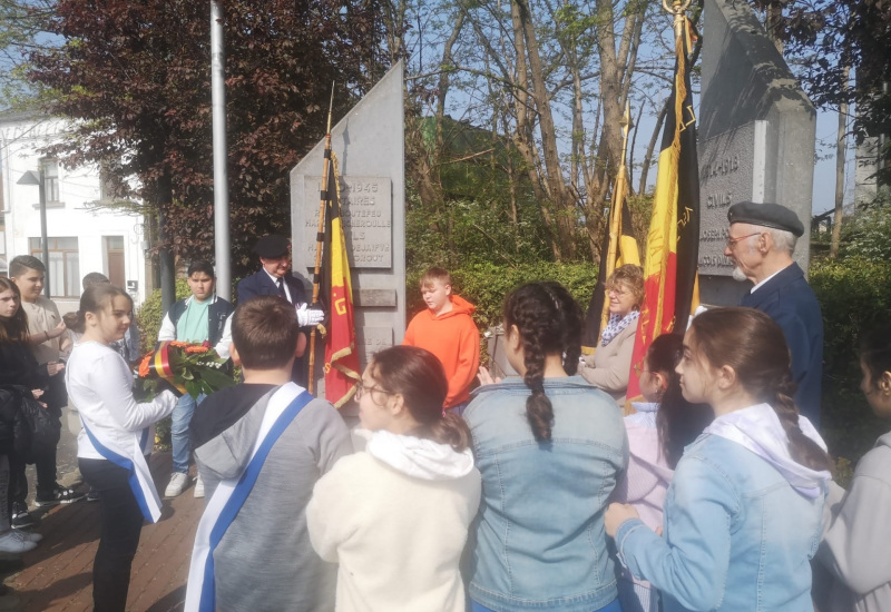 Aiseau-Presles: hommage aux soldats de la seconde guerre mondiale