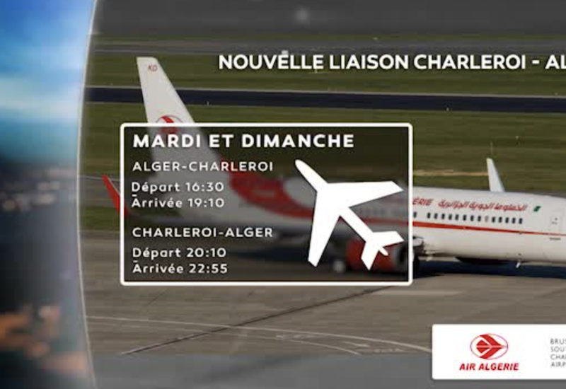 Alger, nouvelle destination au départ de Charleroi