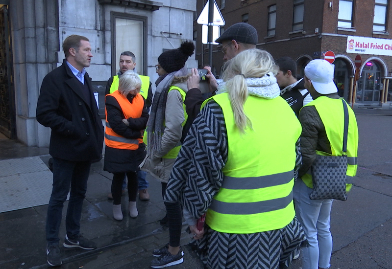 Les gilets jaunes à la rencontre de Paul Magnette