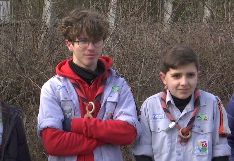 Les scouts et les guides fêtent leur journée mondiale sur le terril du Martinet 