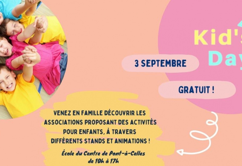 Le Kid’s Day de Pont-à-Celles, c’est aujourd’hui !