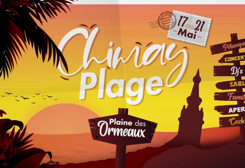 "Chimay Plage" s'installe du 17 au 21 mai sur la Place des Ormeaux ! 