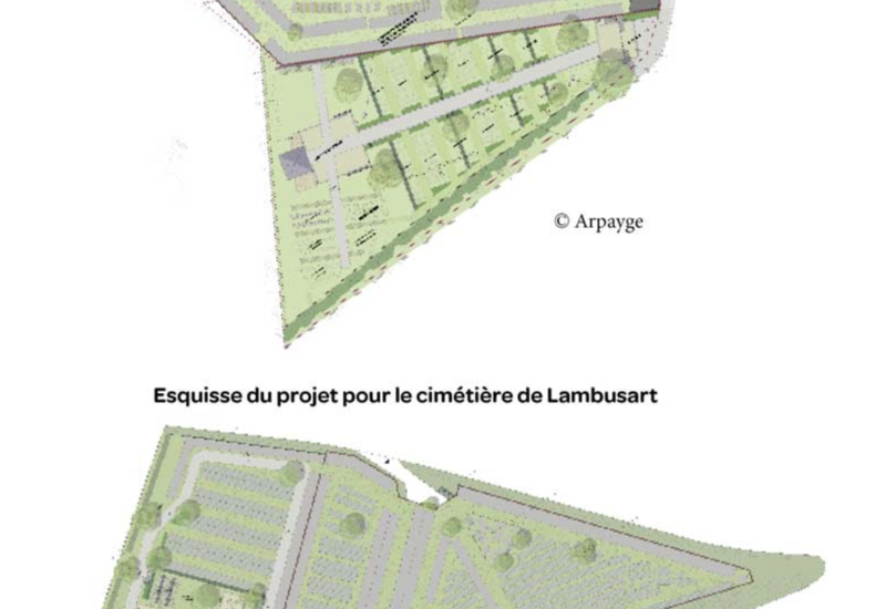 Fleurus: aménagement des cimetières de Lambusart et de Heppignies 