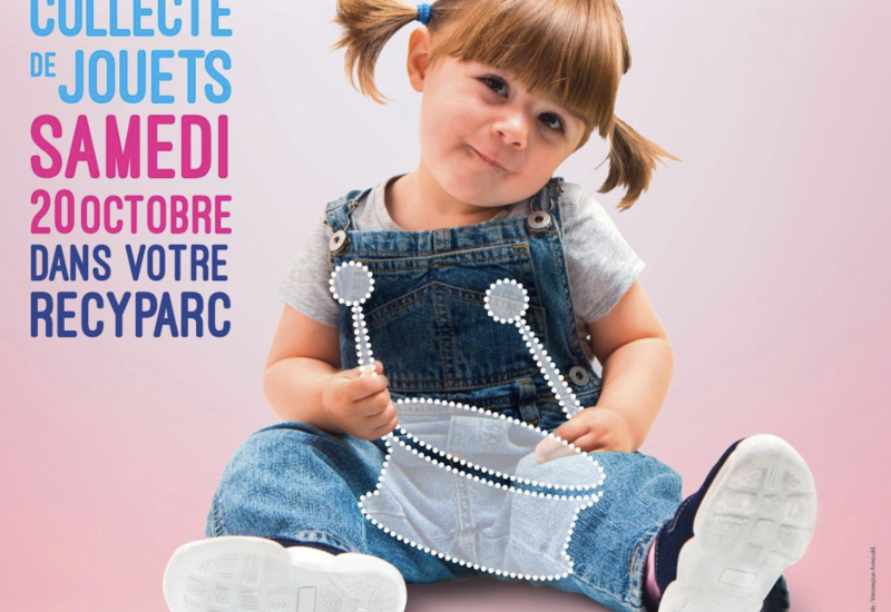 Ipalle: collecte de jouets dans les recyparcs ce samedi 