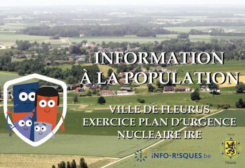 Fleurus: exercice plan d’urgence nucléaire IRE 