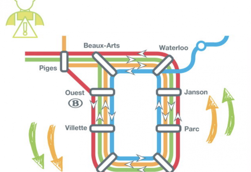 TEC: circulation inversée des lignes M2 et M3 les 18 et 19 mai 