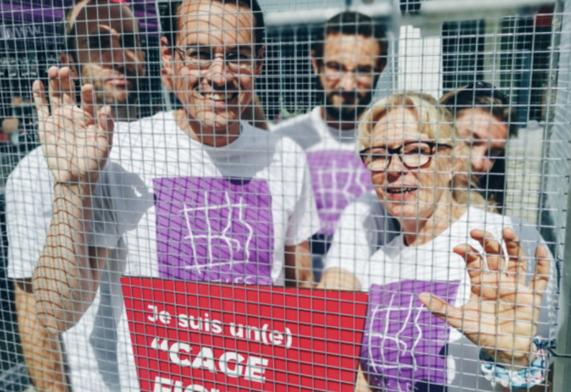 Charleroi: GAIA lutte contre les élevages en cage 