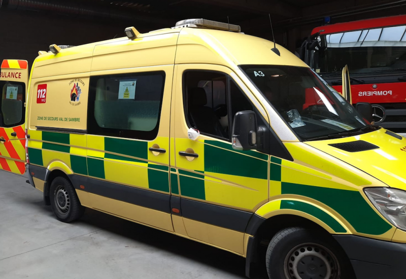 Une ambulance Covid-19 supplémentaire pour la zone de secours Val de Sambre