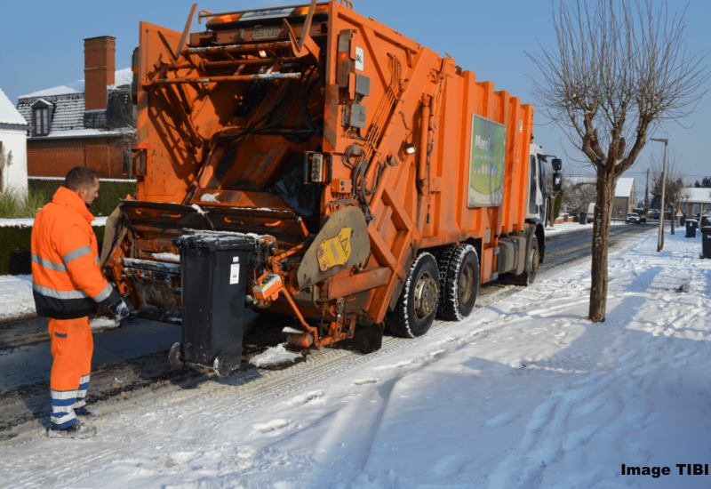 collecte des déchets perturbées hier par les conditions climatiques