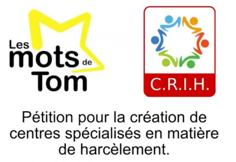 L’asbl « Les Mots de Tom » et le C.R.I.H lancent une pétition pour dire stop au harcèlement scolaire 