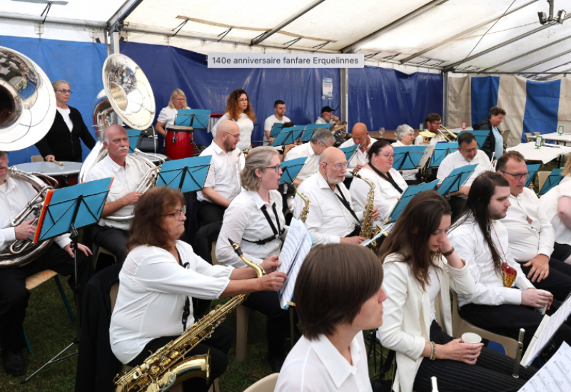 L’Harmonie Royale Communale d'Erquelinnes fête son 140e anniversaire