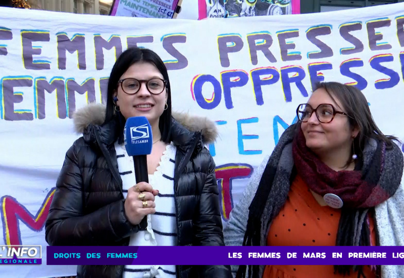 Droits des Femmes : le cortège des Femmes de Mars a pris son départ du Passage de la Bourse