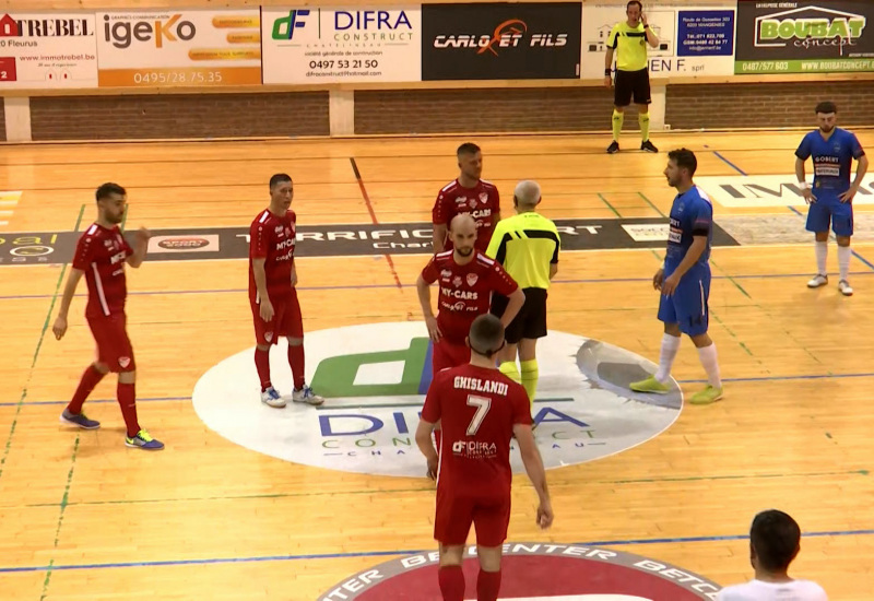 Quarts de finale de Futsal Châtelet - Charleroi : revivez le match en intégralité