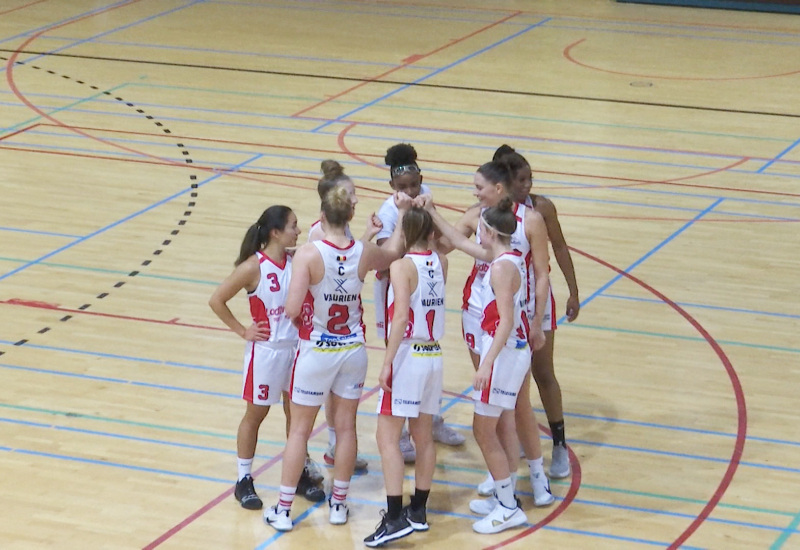 Le Spirou Ladies victorieux de Waregem pour la première à domicile