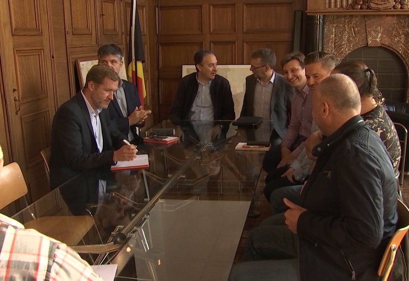 Charleroi : Paul Magnette a rencontré les syndicats