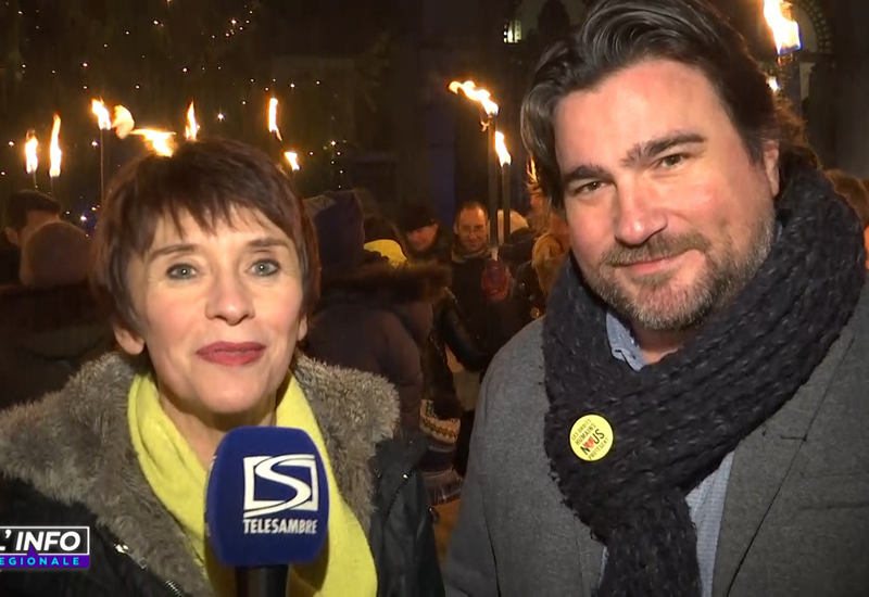 Charleroi : une marche aux flambeaux pour les Droits de l'Homme