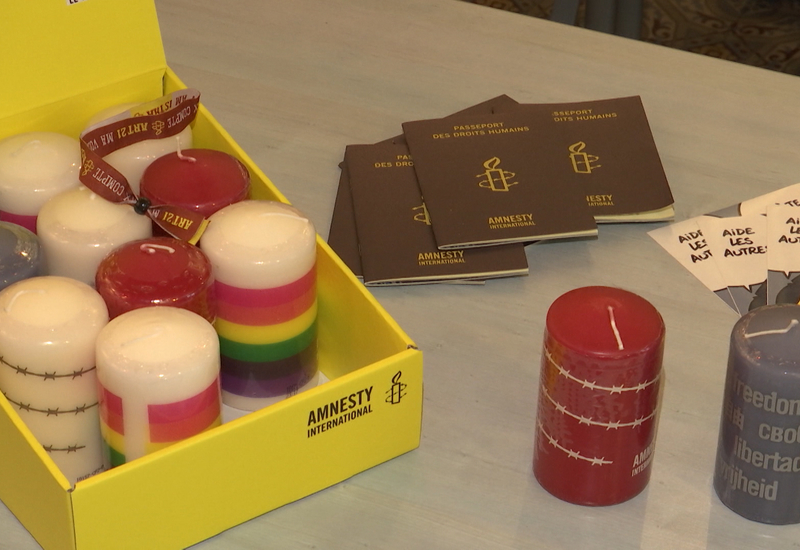 La campagne bougies d'Amnesty International a démarré ce matin 