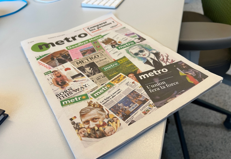 Clap de fin pour le journal gratuit Metro !