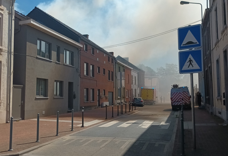 Un incendie a ravagé une maison de Couillet