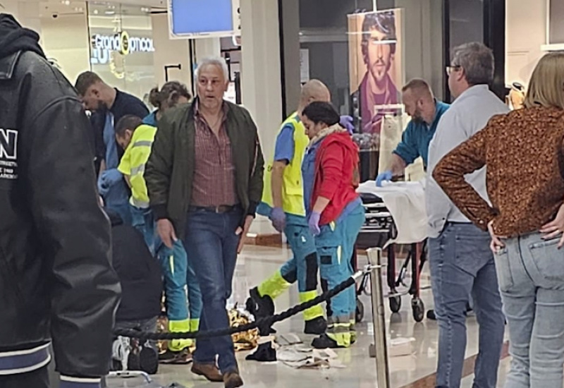 Ville 2 : un homme a reçu un coup de couteau dans la galerie cet après-midi