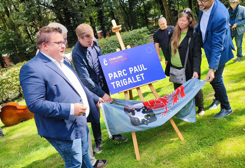 Jumet: L'Allée Verte devient le parc Paul Trigalet