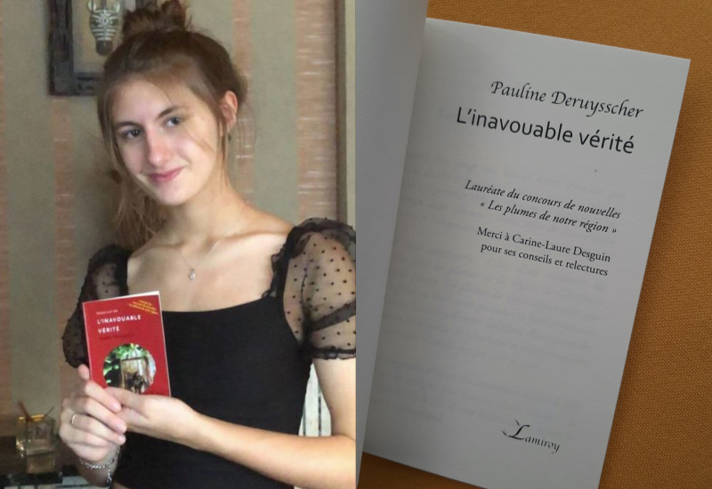 Pauline Deruysscher lauréate du concours « Les plumes de notre région »