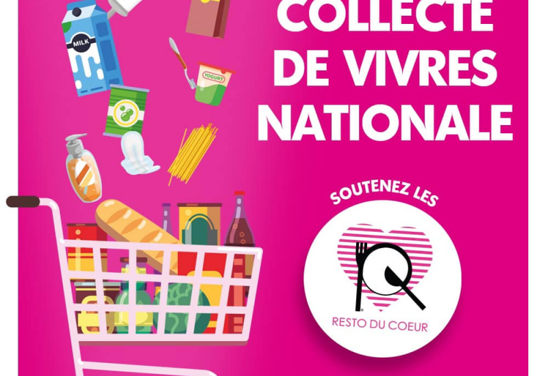 Le Resto du Coeur de Charleroi organise une collecte de vivres nationale