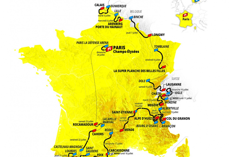 Tour de France 2022: passage par la Merbes, Erquelinnes Beaumont et Lompret