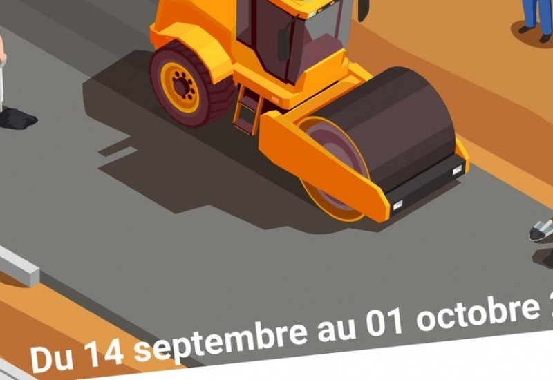 Travaux : Fermeture de la RN54 (voie rapide Erquelinnes - Jeumont) du 14 septembre au 1er octobre