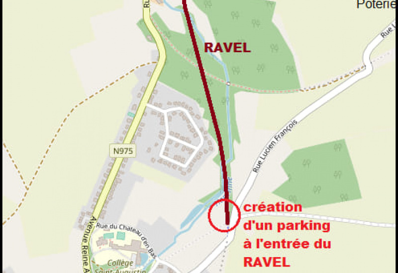 Gerpinnes: travaux aux abords du Ravel 