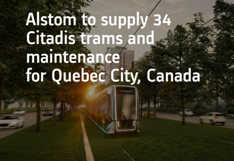 Alstom va fournir 34 tramways au Canada