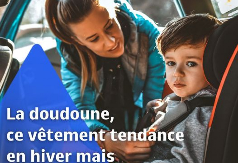 Sécurité routière : la doudoune, l’ennemie de la ceinture 