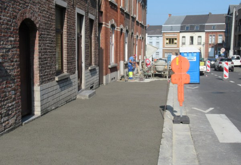 Courcelles: la 1ère phase du « Plan Trottoirs » est terminée