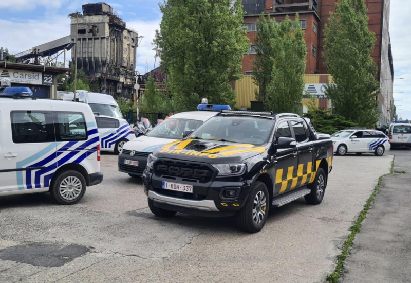 Une opération de déminage a eu lieu ce vendredi à Marchienne-au-Pont