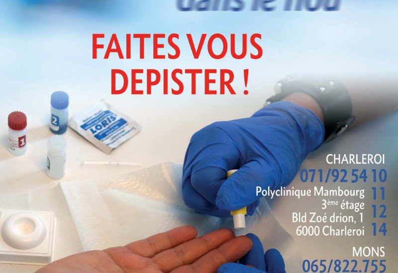 Dépistage gratuit des maladies sexuellement transmissibles à Châtelet 
