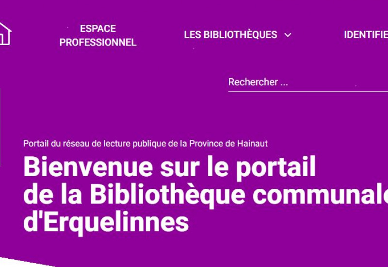 Erquelinnes : La bibliothèque a désormais son propre portail !