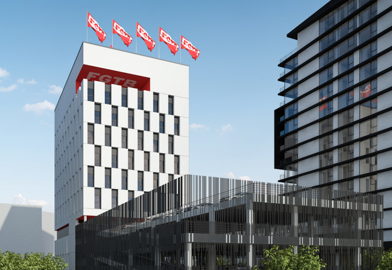 INFO TÉLÉSAMBRE : Le nouveau bâtiment de la FGTB Charleroi sera inauguré le 1er mai 