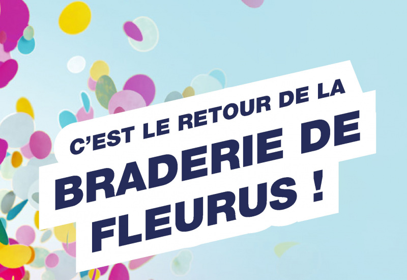 Après plus de 20 ans d'absence, la braderie de Fleurus est de retour