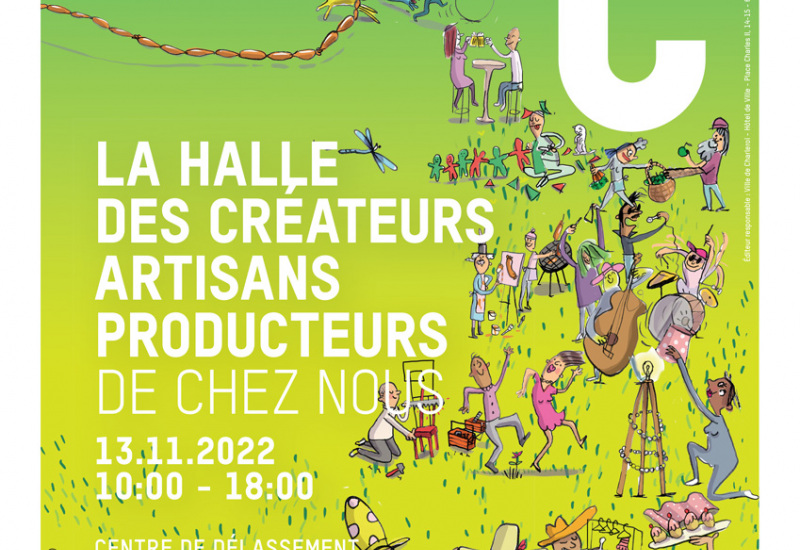 Charleroi : rendez-vous le 13 novembre pour la première « halle des créateurs, artisans et producteurs »