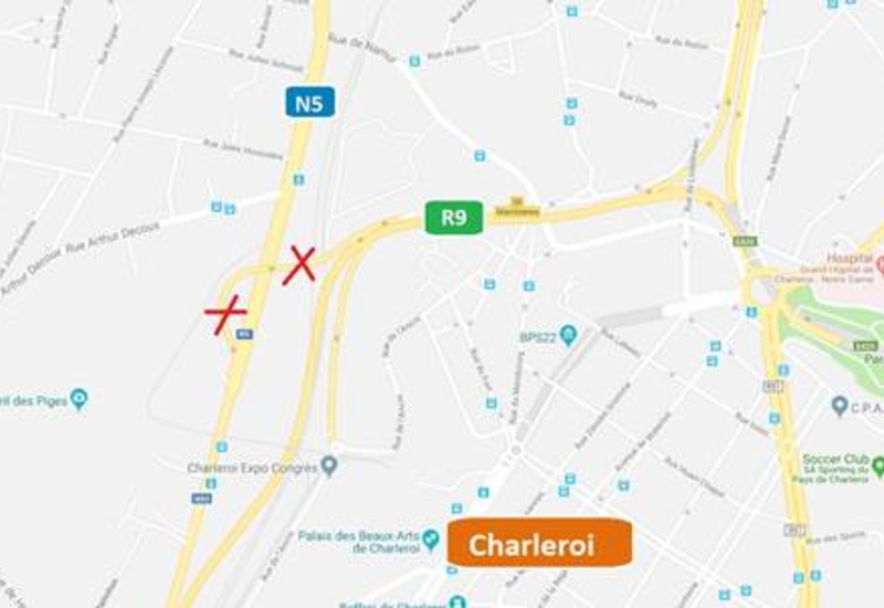 Charleroi : sortie «Marchienne/Dampremy» fermée pour une semaine 