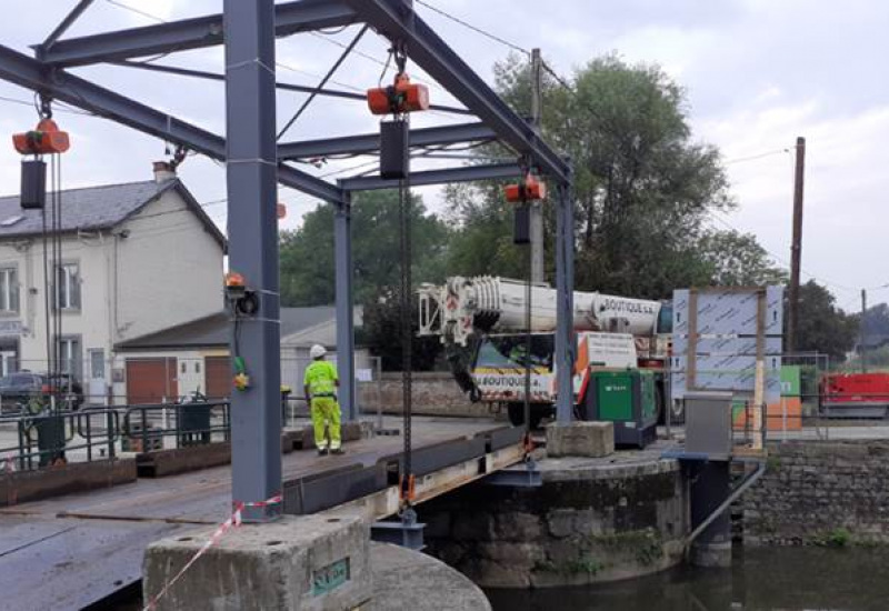 Solre-sur-Sambre : une nouvelle passerelle sur la Sambre