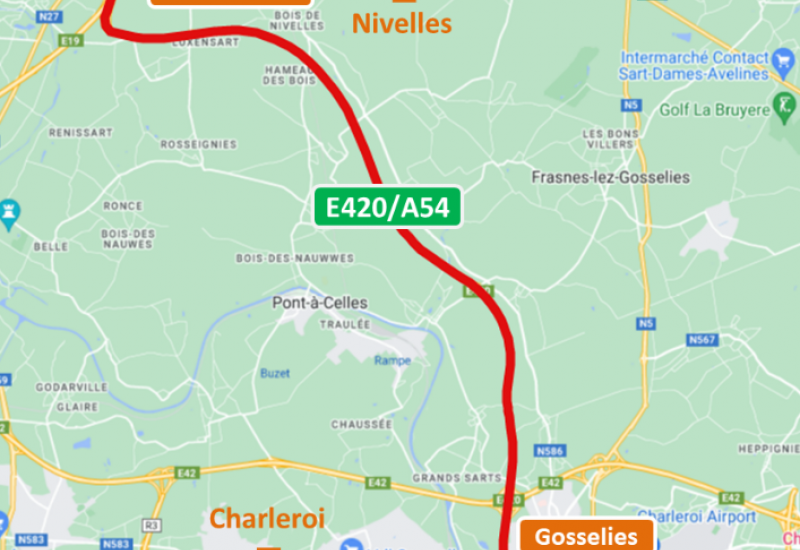 E420/A54: fermetures de plusieurs bretelles pour faire le renouvellement des revêtements des bretelles