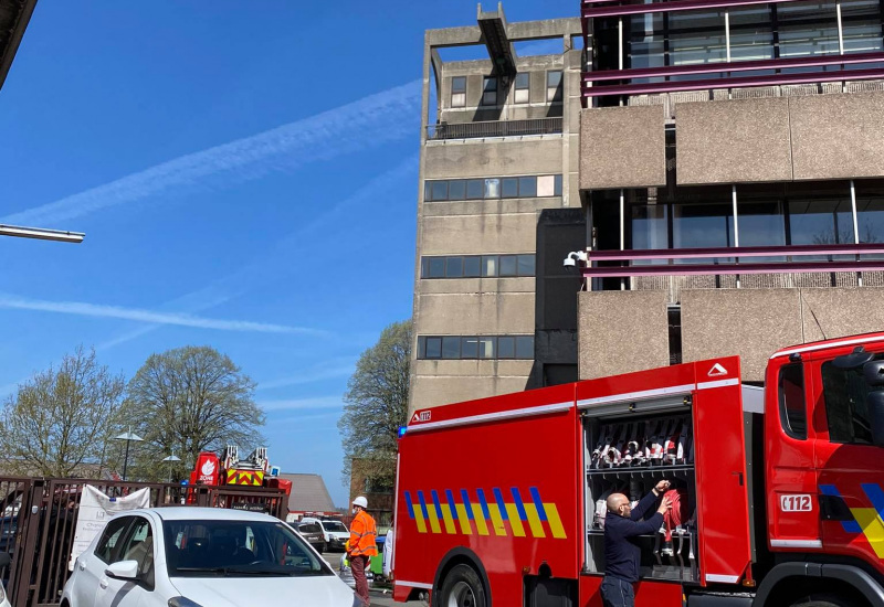 Début d'incendie ce jeudi matin à l'UT (vidéo)