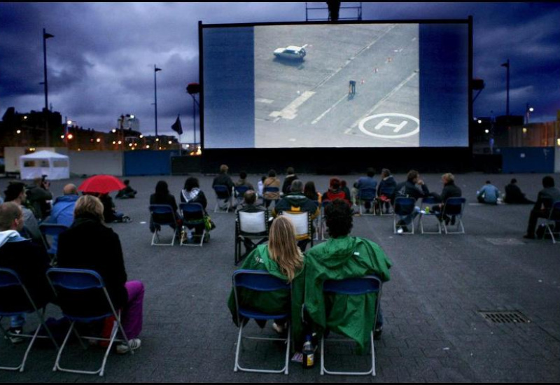 Retour du cinéma en plein air à Charleroi