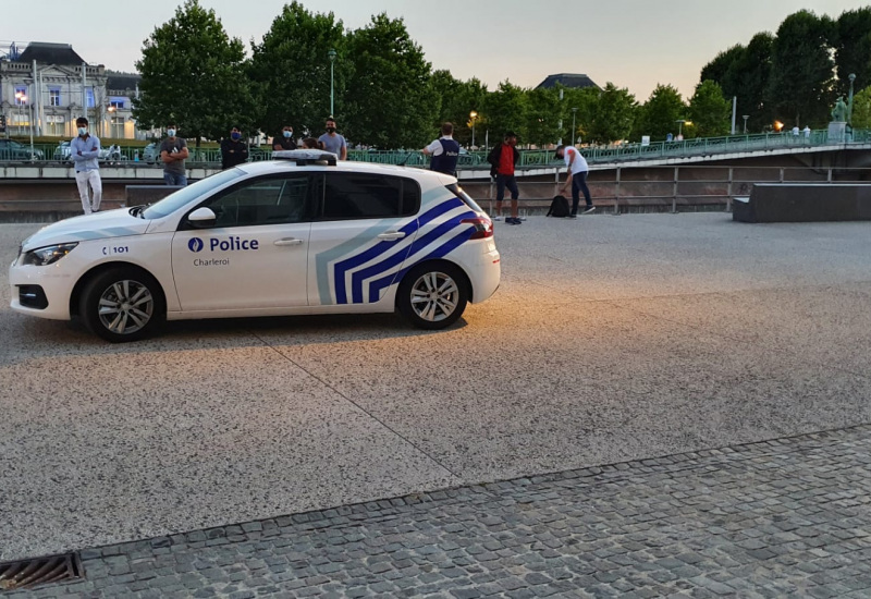 Arrestations de dealers de rue par la police de Charleroi 