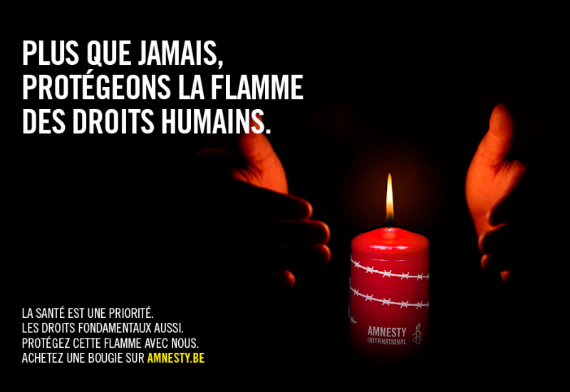 Journée internationale des droits humains : même en période de crise Amnesty se mobilise 