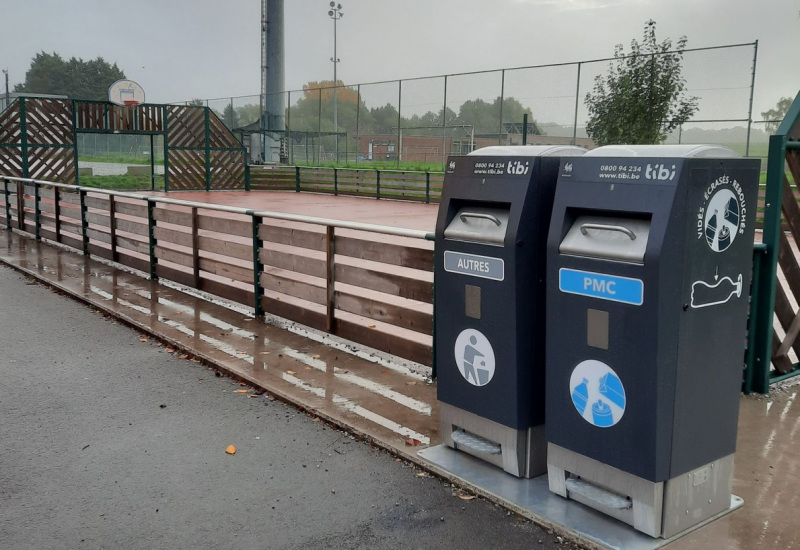 Ham-sur-heure-Nalinnes : Deux poubelles intelligentes près de l'agora space