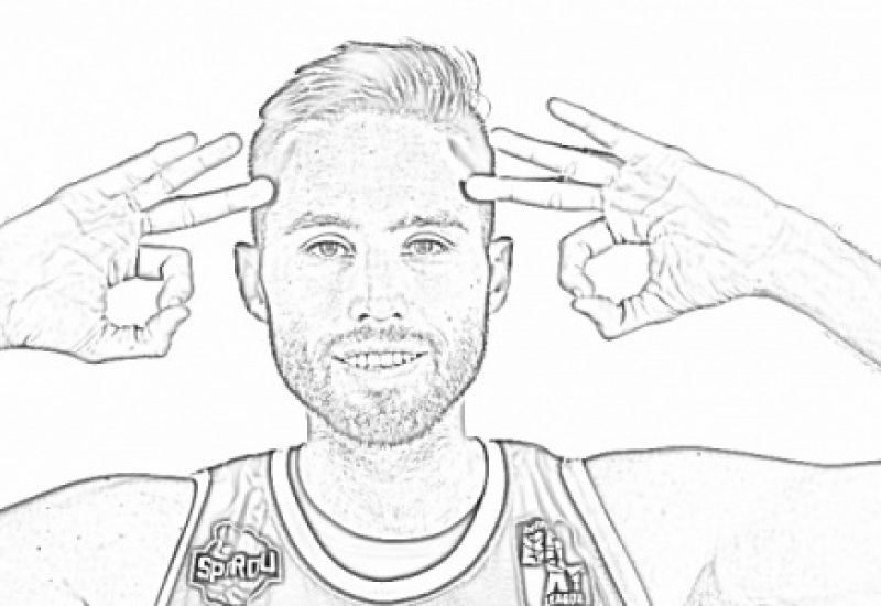 Les coloriages de vos enfants affichés dans le vestiaire du Spirou Basket !